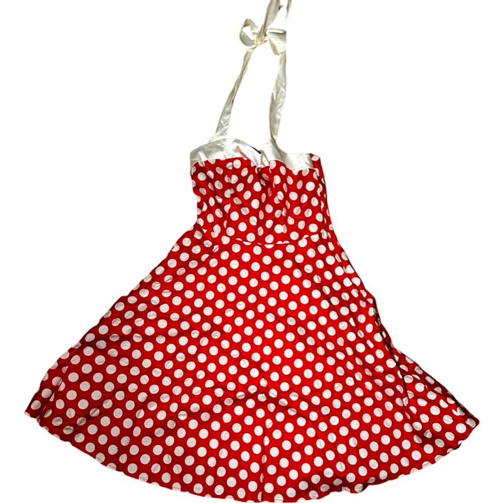 Polka Dot Halter Dress